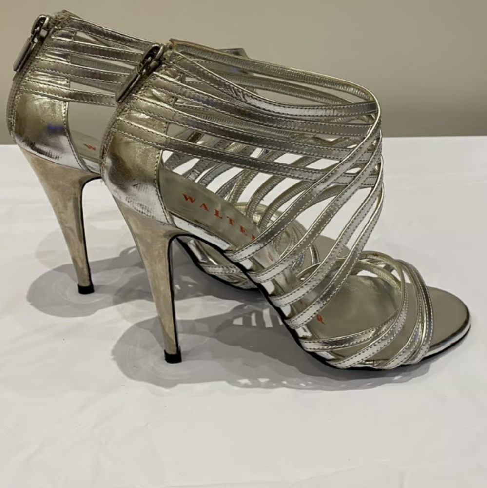 WALTER STEIGER Silver Sandals - Picture 9 of 9